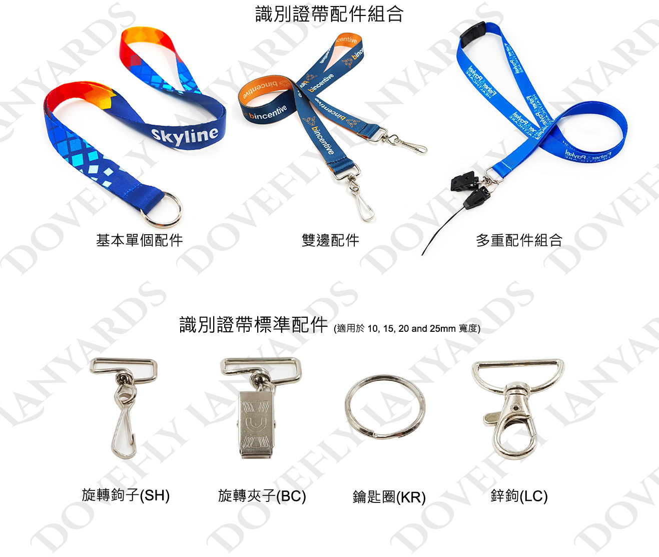 識別證帶配件taiwan Lanyards 全台最專業mit 識別證帶工廠批發客製掛繩 識別證帶 識別證套廠商 伸縮拉環 價格公開透明